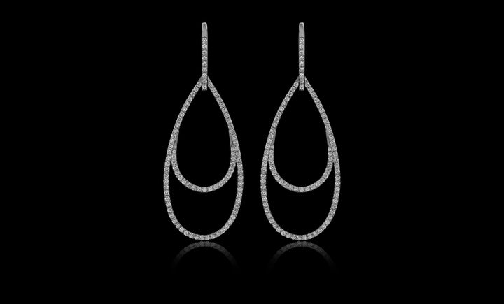 Ellipse No.1 earring white gold front 1920x1160