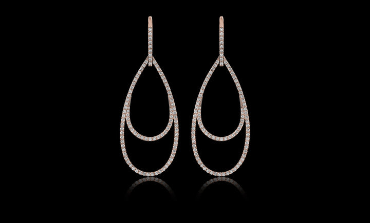 Ellipse No.1 earring rose gold front 1920x1160