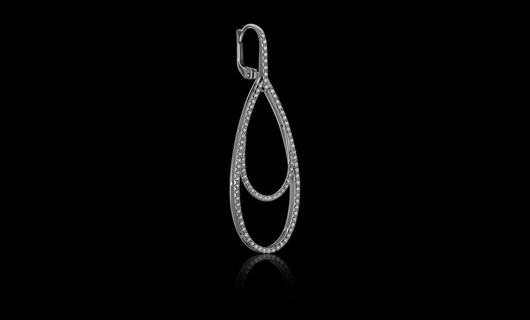 Ellipse No.1 earring white gold rotated 1920x1160