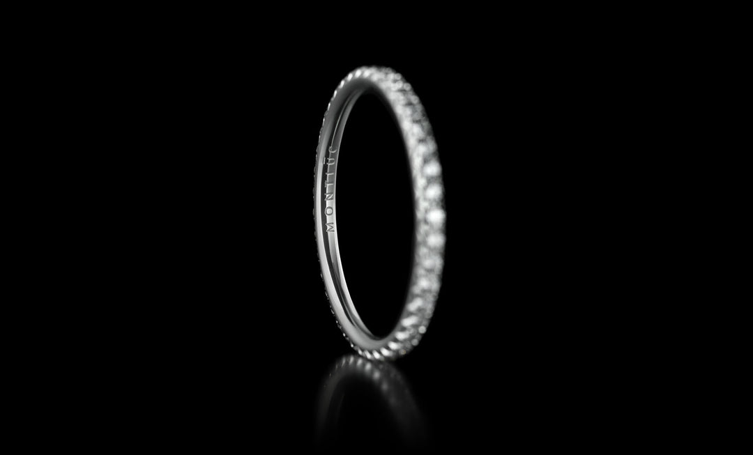 Halo No.1 ring white gold engraving 1920x1160