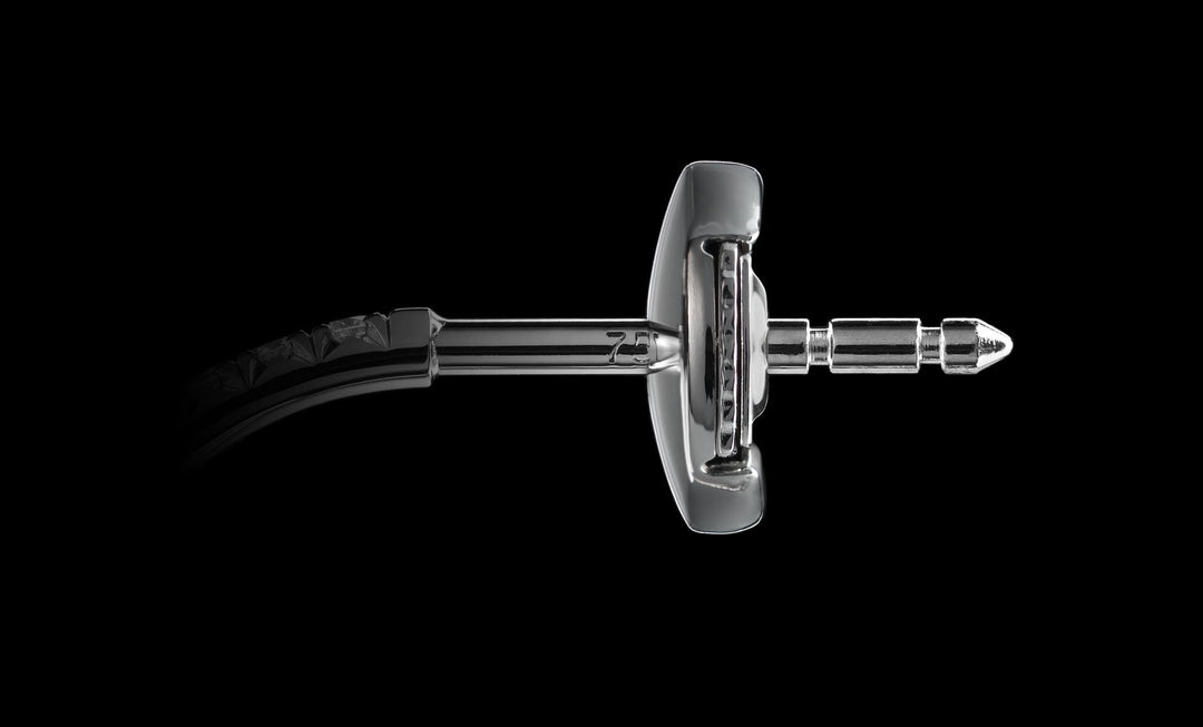 Halo No.2 earring white gold locking 1920x1160