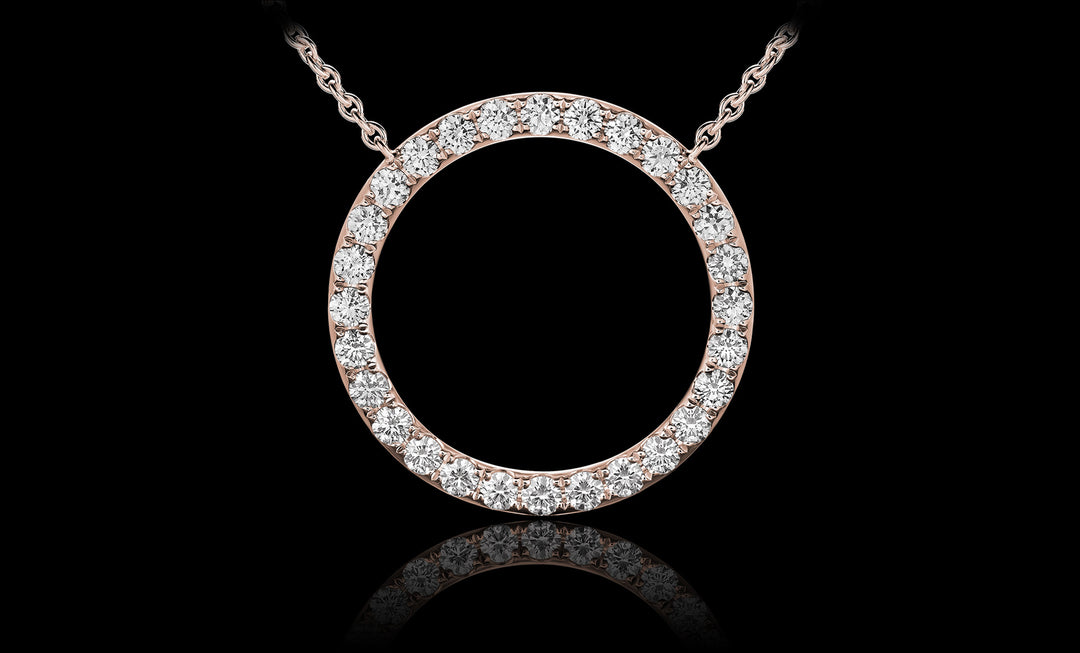 Orbit No.1 pendant rose gold front 1920x1160