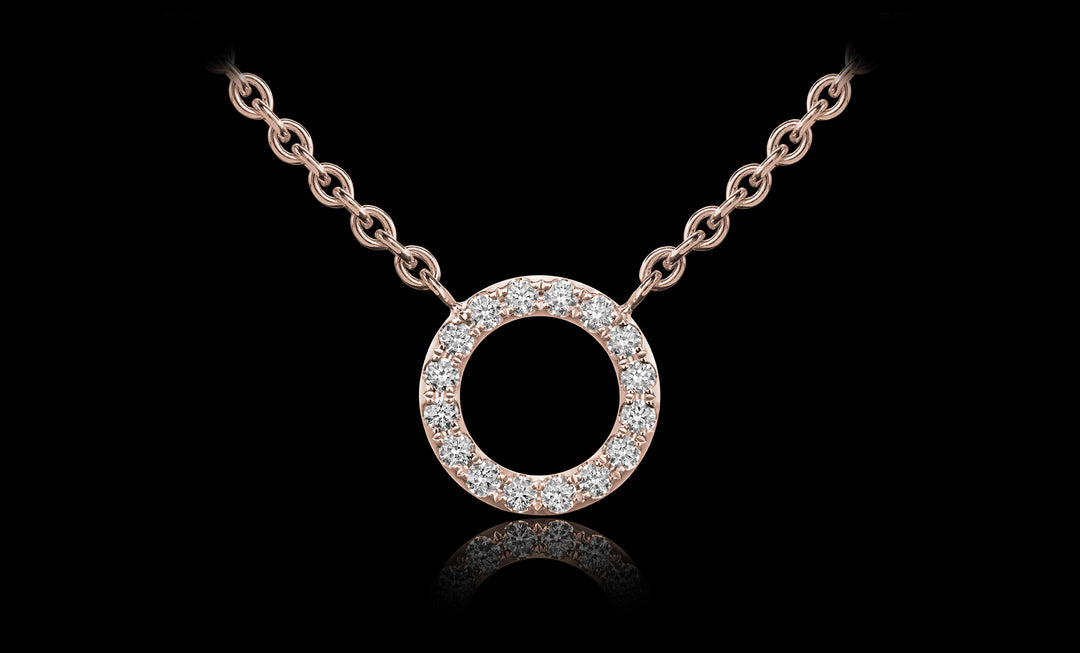 Orbit No.3 pendant rose gold front 1920x1160