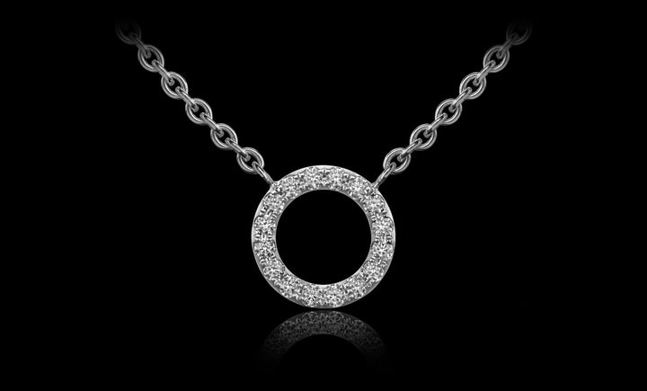 Orbit No.3 pendant white gold front 1920x1160