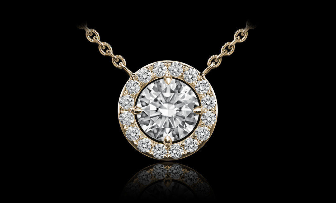 Orbit No.4 pendant yellow gold front 1920x1160