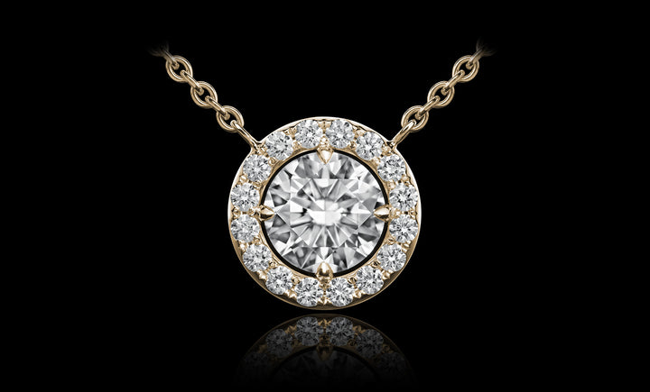 Orbit No.4 pendant yellow gold front 1920x1160